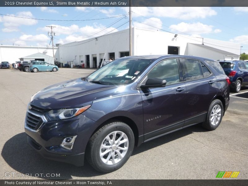 Storm Blue Metallic / Medium Ash Gray 2019 Chevrolet Equinox LS