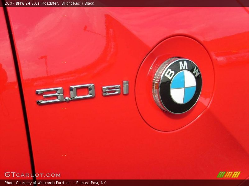 Bright Red / Black 2007 BMW Z4 3.0si Roadster