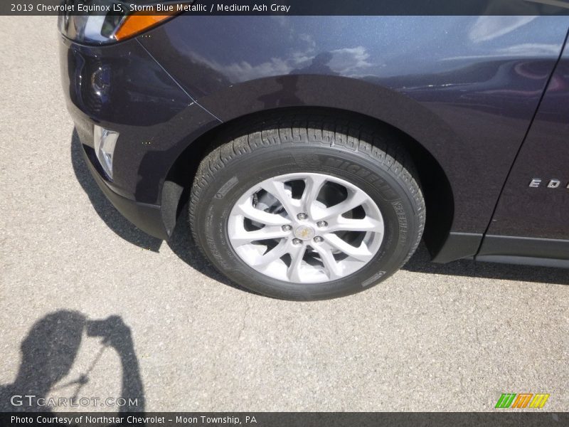 Storm Blue Metallic / Medium Ash Gray 2019 Chevrolet Equinox LS