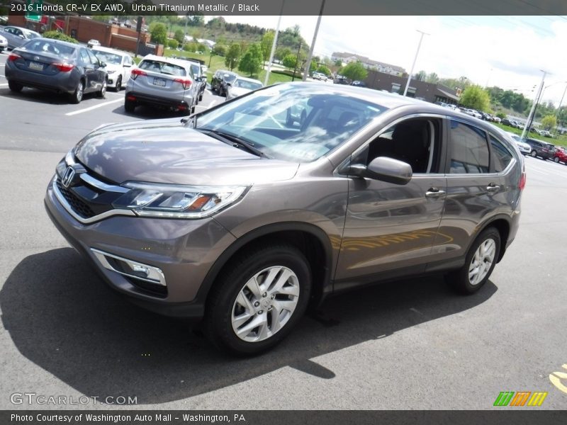 Urban Titanium Metallic / Black 2016 Honda CR-V EX AWD