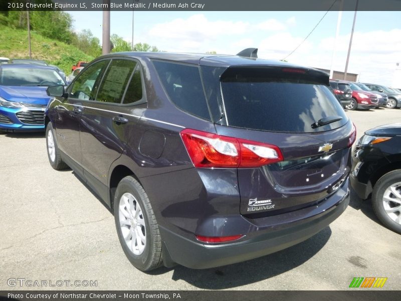 Storm Blue Metallic / Medium Ash Gray 2019 Chevrolet Equinox LS