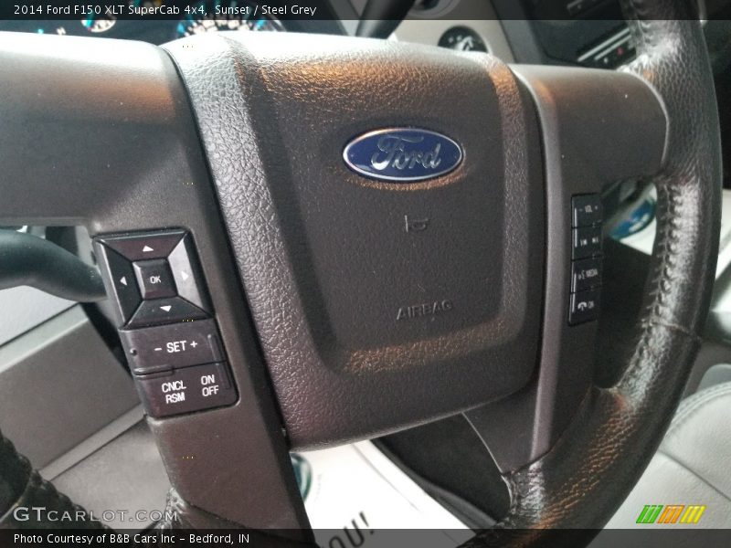 Sunset / Steel Grey 2014 Ford F150 XLT SuperCab 4x4