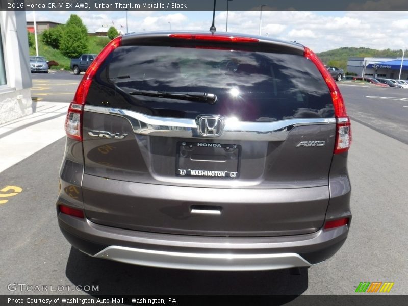 Urban Titanium Metallic / Black 2016 Honda CR-V EX AWD