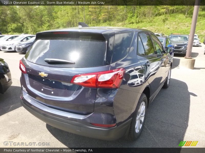 Storm Blue Metallic / Medium Ash Gray 2019 Chevrolet Equinox LS