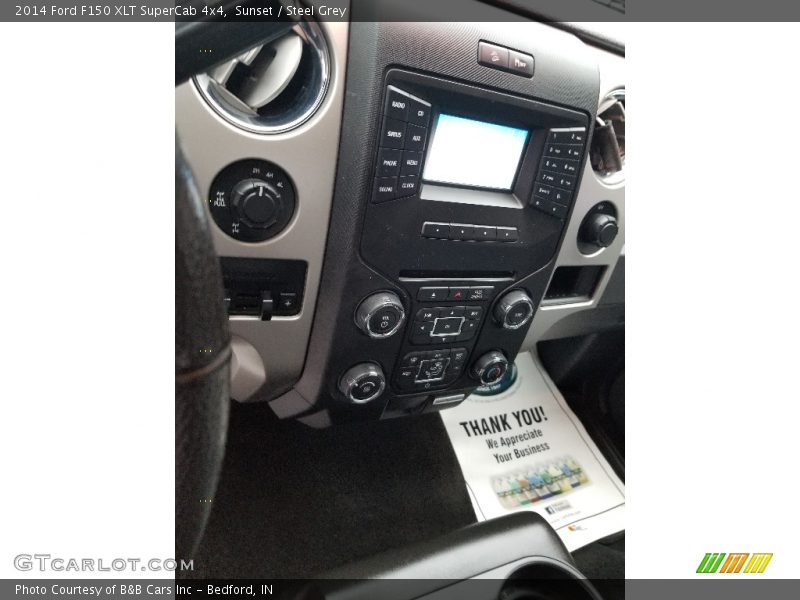 Sunset / Steel Grey 2014 Ford F150 XLT SuperCab 4x4