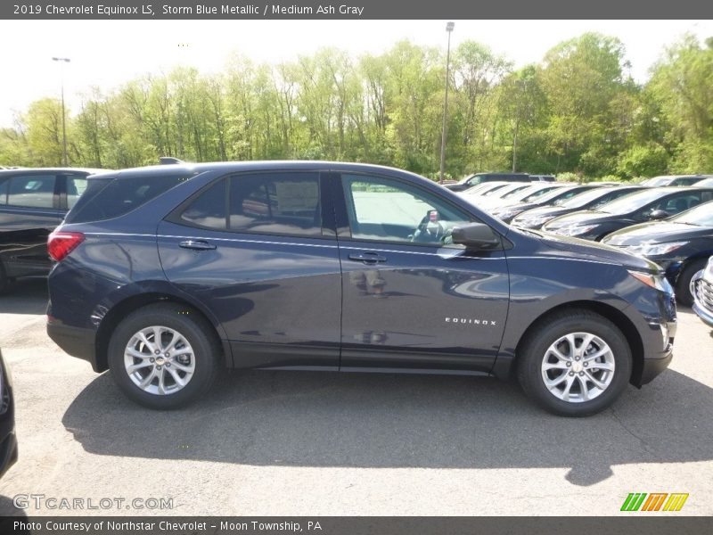 Storm Blue Metallic / Medium Ash Gray 2019 Chevrolet Equinox LS