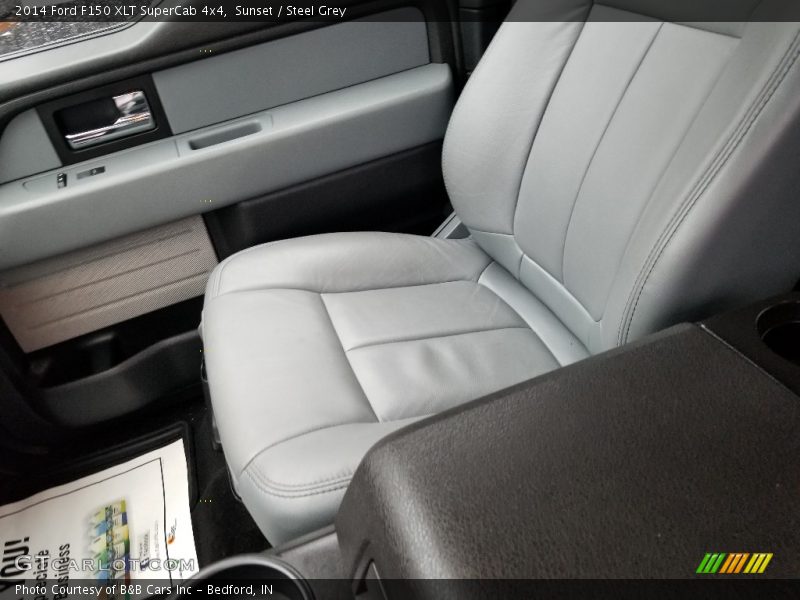 Sunset / Steel Grey 2014 Ford F150 XLT SuperCab 4x4