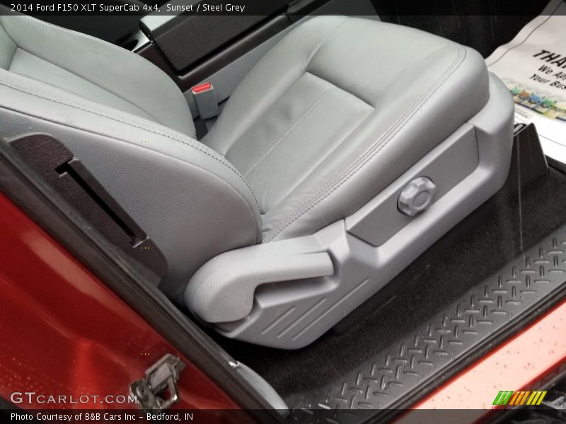 Sunset / Steel Grey 2014 Ford F150 XLT SuperCab 4x4