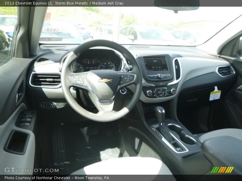 Storm Blue Metallic / Medium Ash Gray 2019 Chevrolet Equinox LS