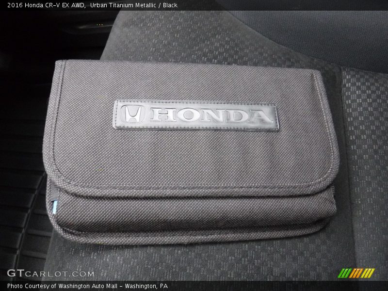 Urban Titanium Metallic / Black 2016 Honda CR-V EX AWD