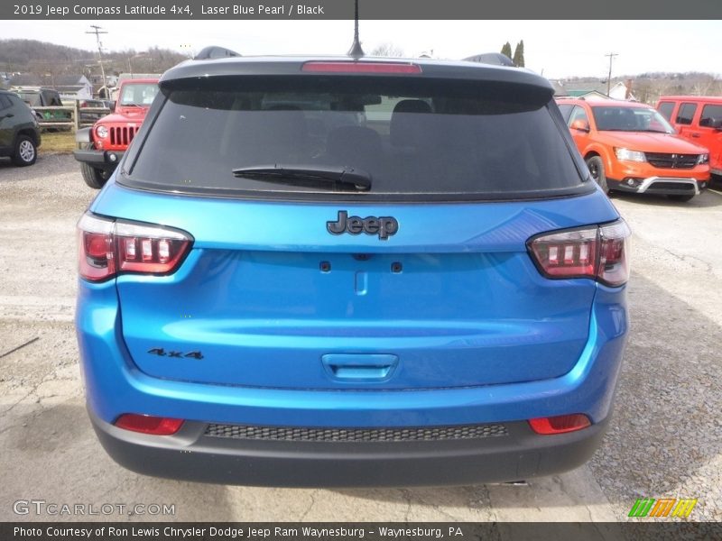 Laser Blue Pearl / Black 2019 Jeep Compass Latitude 4x4