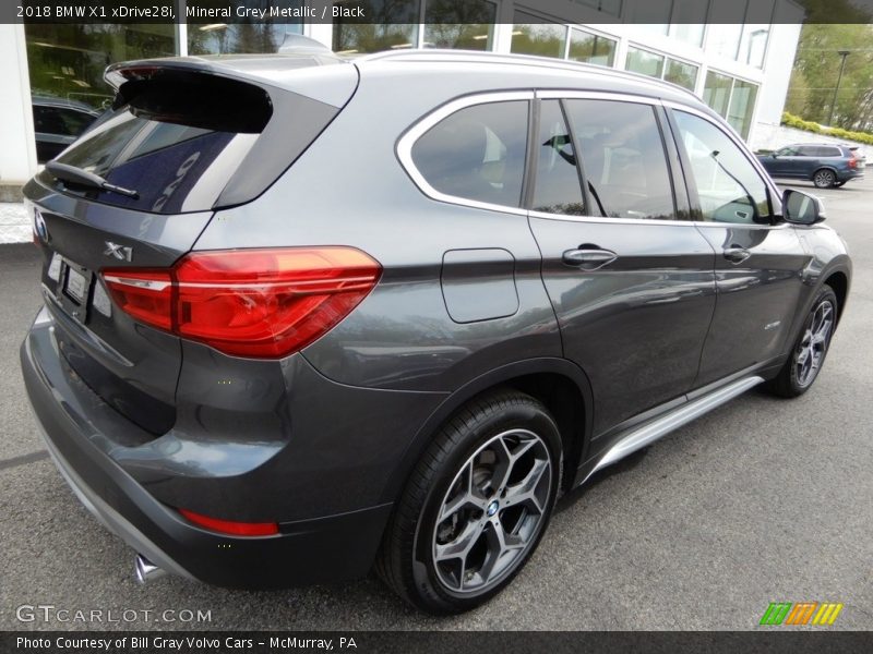 Mineral Grey Metallic / Black 2018 BMW X1 xDrive28i