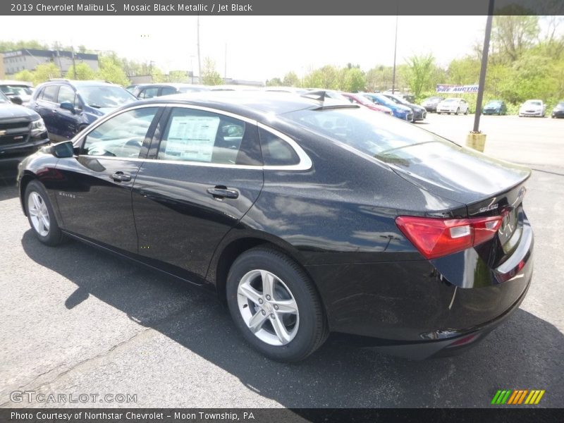 Mosaic Black Metallic / Jet Black 2019 Chevrolet Malibu LS