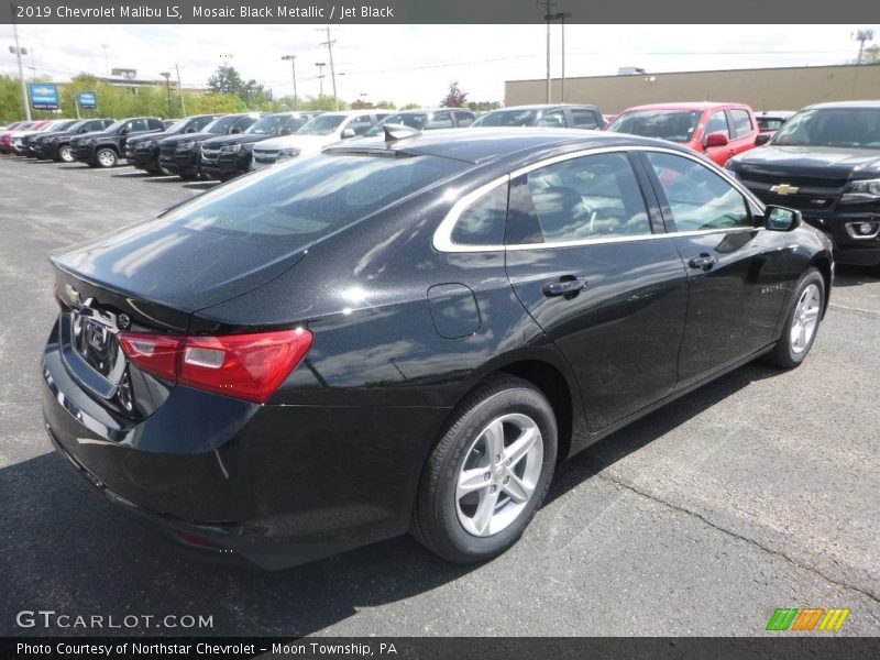 Mosaic Black Metallic / Jet Black 2019 Chevrolet Malibu LS