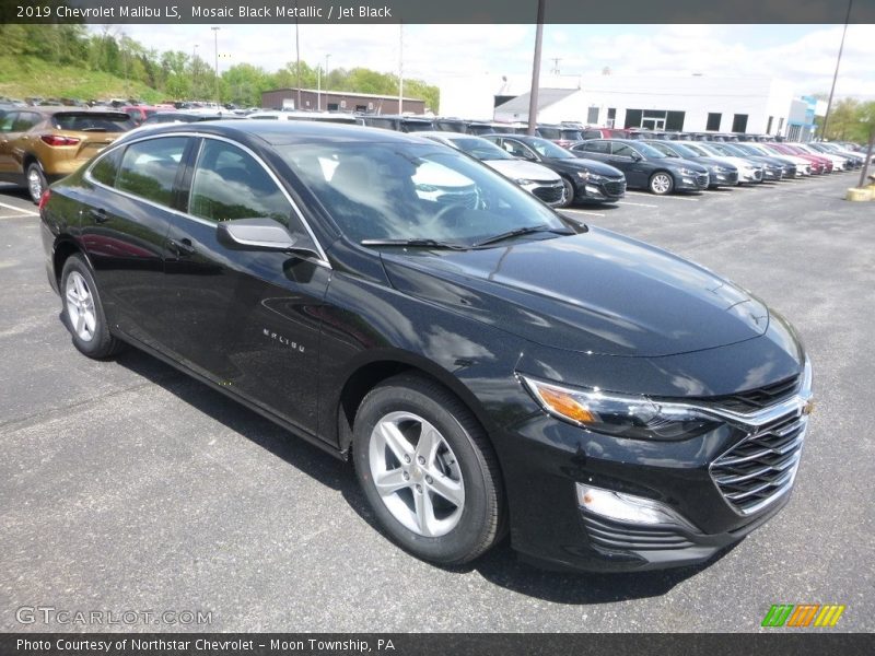 Mosaic Black Metallic / Jet Black 2019 Chevrolet Malibu LS