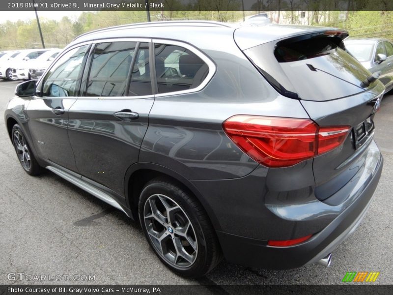 Mineral Grey Metallic / Black 2018 BMW X1 xDrive28i