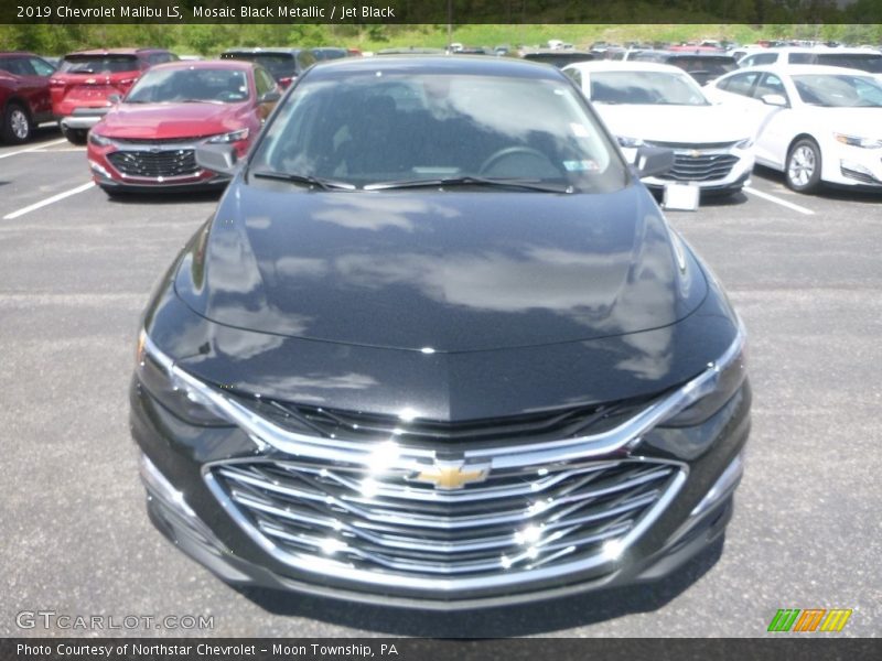 Mosaic Black Metallic / Jet Black 2019 Chevrolet Malibu LS