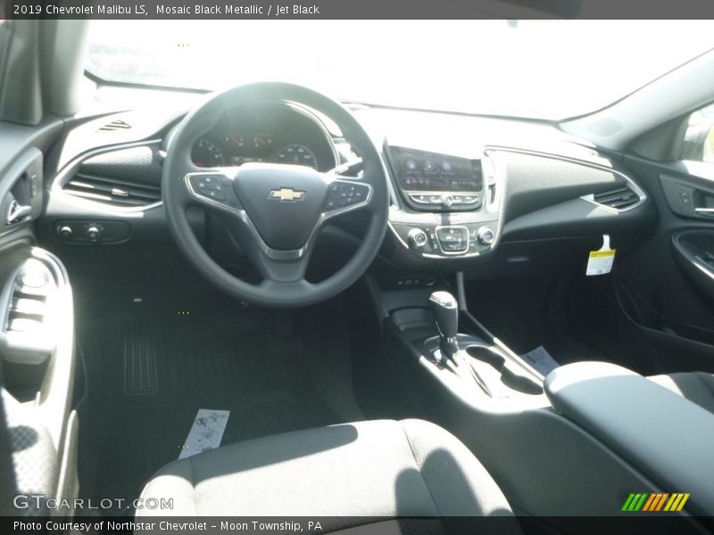 Mosaic Black Metallic / Jet Black 2019 Chevrolet Malibu LS