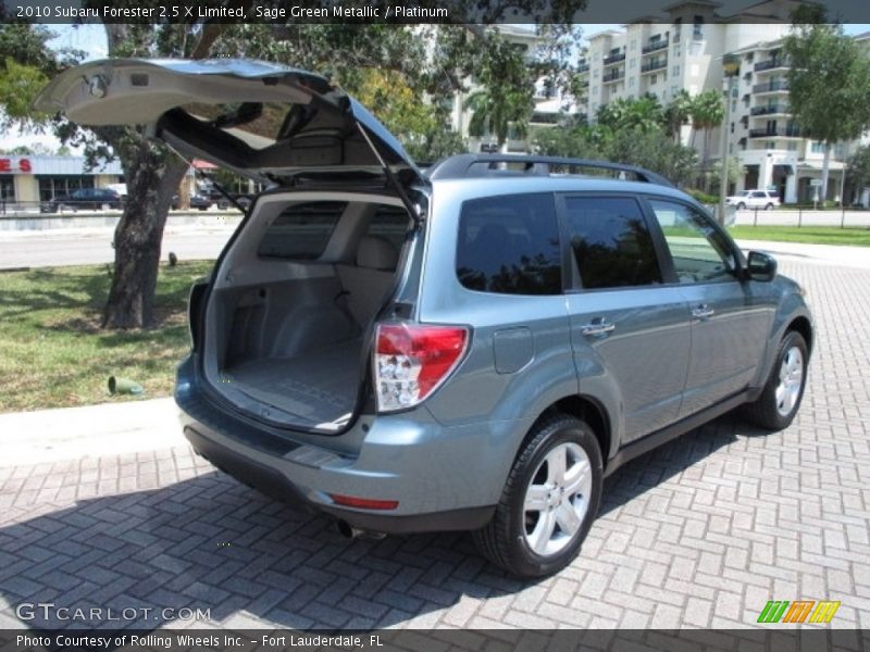 Sage Green Metallic / Platinum 2010 Subaru Forester 2.5 X Limited