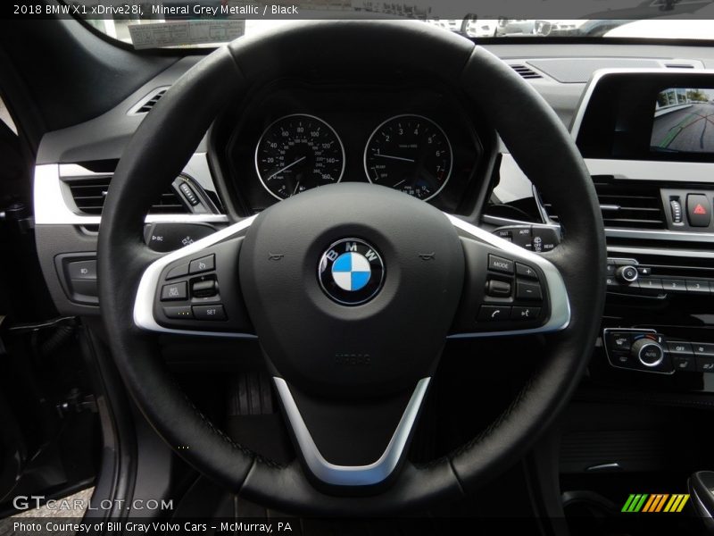 Mineral Grey Metallic / Black 2018 BMW X1 xDrive28i