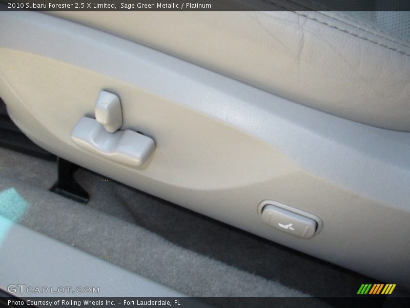 Sage Green Metallic / Platinum 2010 Subaru Forester 2.5 X Limited