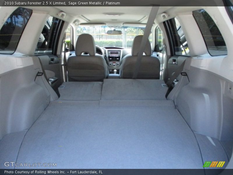 Sage Green Metallic / Platinum 2010 Subaru Forester 2.5 X Limited