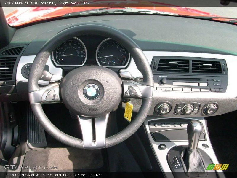Bright Red / Black 2007 BMW Z4 3.0si Roadster