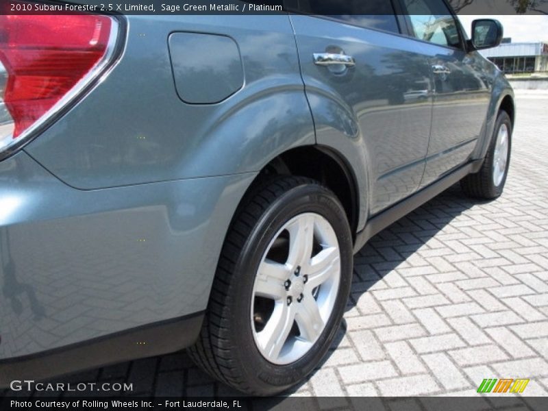 Sage Green Metallic / Platinum 2010 Subaru Forester 2.5 X Limited