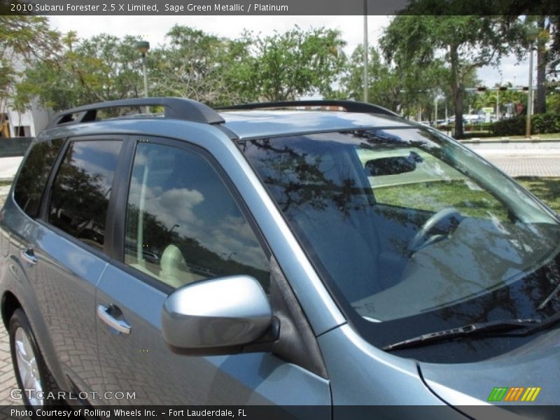 Sage Green Metallic / Platinum 2010 Subaru Forester 2.5 X Limited