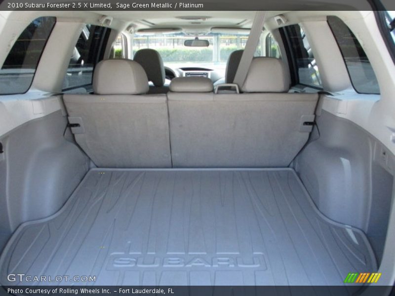 Sage Green Metallic / Platinum 2010 Subaru Forester 2.5 X Limited