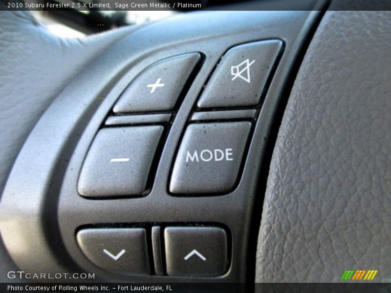 Sage Green Metallic / Platinum 2010 Subaru Forester 2.5 X Limited