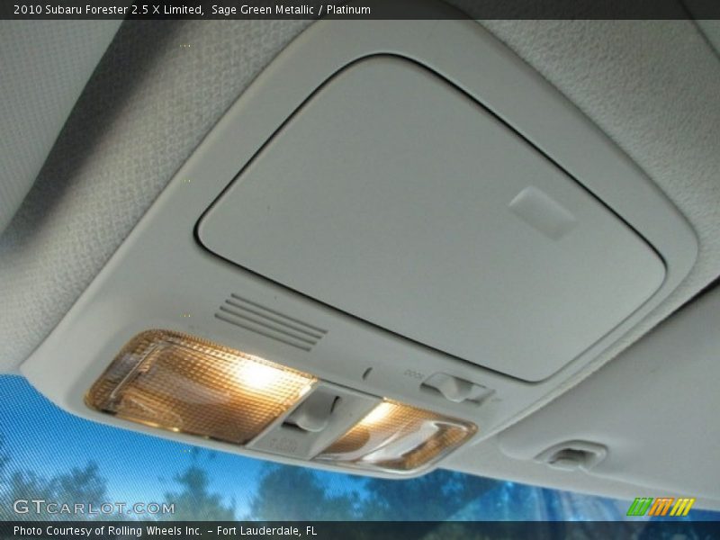 Sage Green Metallic / Platinum 2010 Subaru Forester 2.5 X Limited