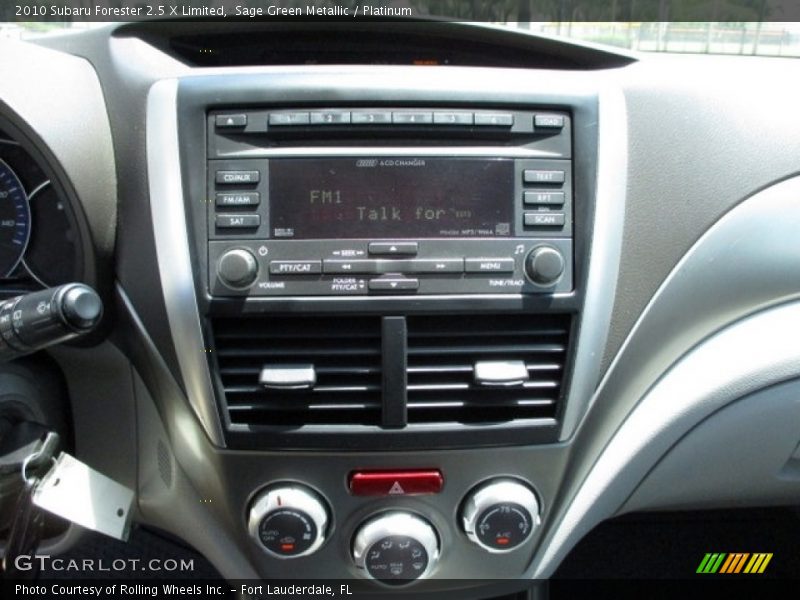 Sage Green Metallic / Platinum 2010 Subaru Forester 2.5 X Limited