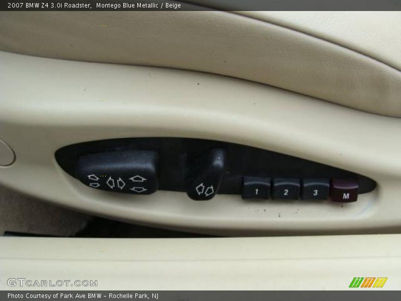 Montego Blue Metallic / Beige 2007 BMW Z4 3.0i Roadster