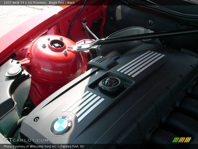 Bright Red / Black 2007 BMW Z4 3.0si Roadster