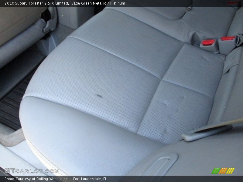 Sage Green Metallic / Platinum 2010 Subaru Forester 2.5 X Limited