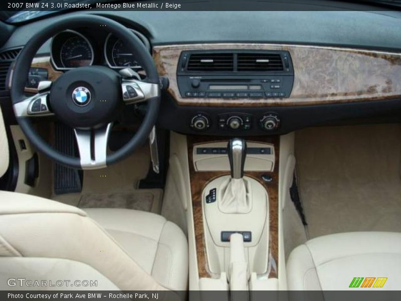 Montego Blue Metallic / Beige 2007 BMW Z4 3.0i Roadster