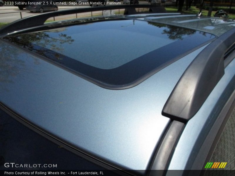 Sage Green Metallic / Platinum 2010 Subaru Forester 2.5 X Limited