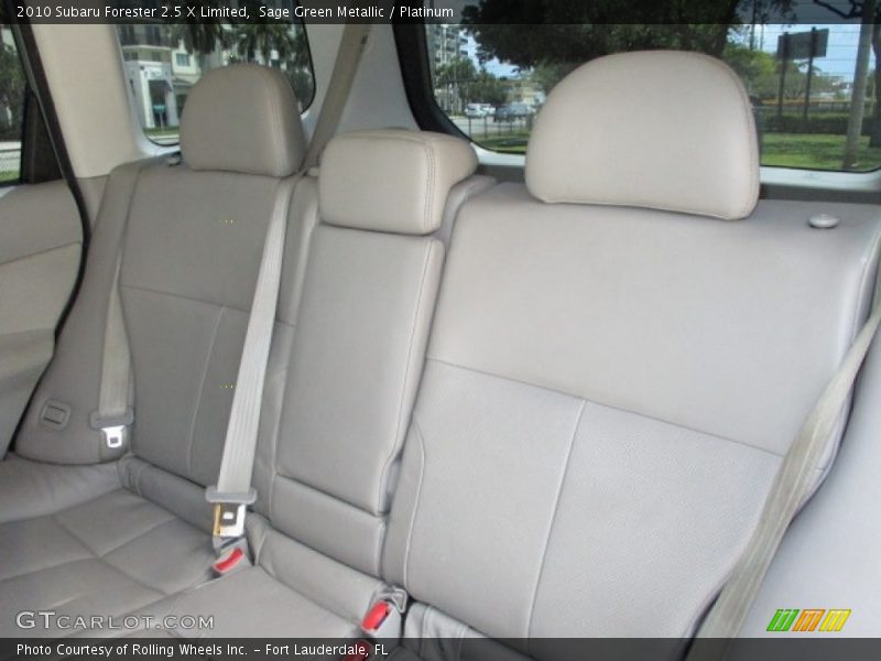 Sage Green Metallic / Platinum 2010 Subaru Forester 2.5 X Limited