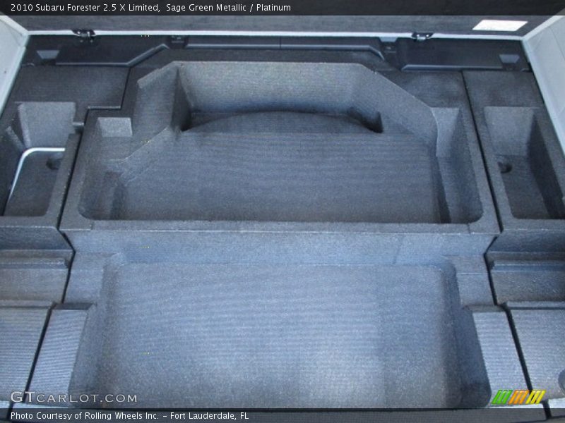 Sage Green Metallic / Platinum 2010 Subaru Forester 2.5 X Limited