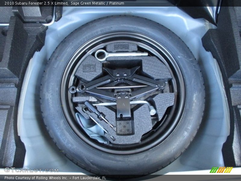 Sage Green Metallic / Platinum 2010 Subaru Forester 2.5 X Limited