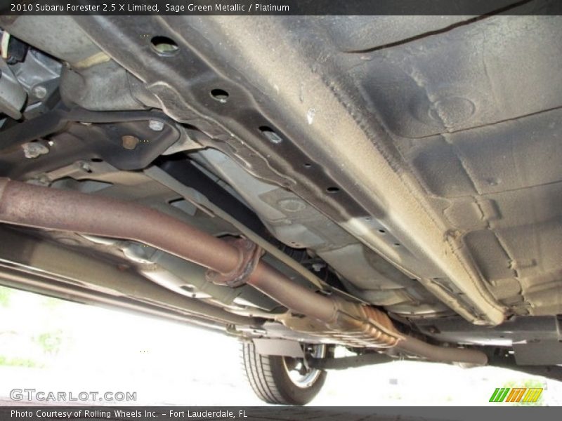 Sage Green Metallic / Platinum 2010 Subaru Forester 2.5 X Limited