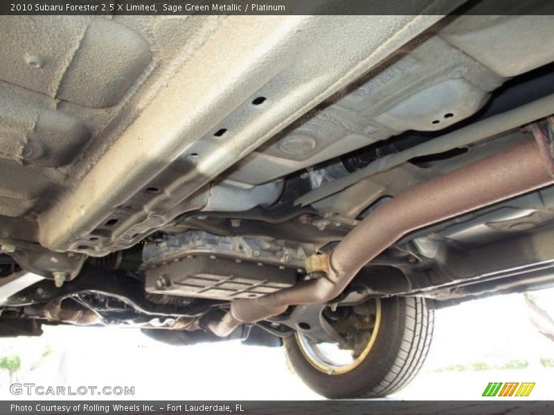 Sage Green Metallic / Platinum 2010 Subaru Forester 2.5 X Limited