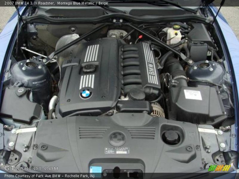 Montego Blue Metallic / Beige 2007 BMW Z4 3.0i Roadster