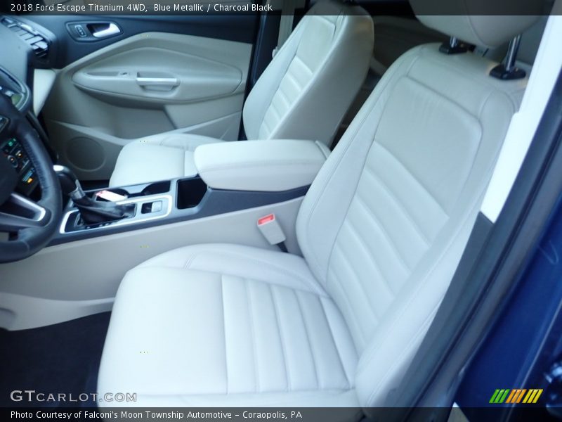 Blue Metallic / Charcoal Black 2018 Ford Escape Titanium 4WD