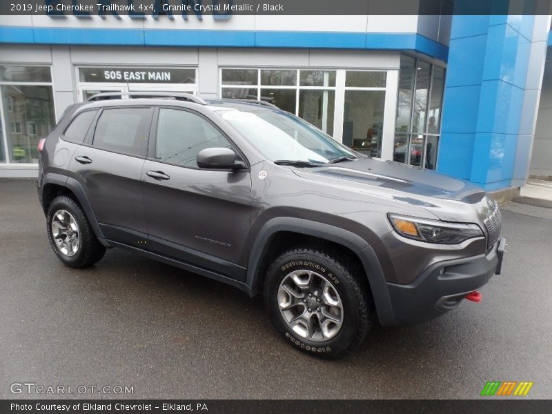 Granite Crystal Metallic / Black 2019 Jeep Cherokee Trailhawk 4x4