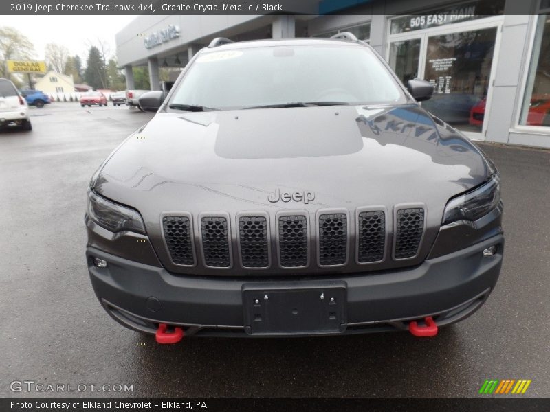 Granite Crystal Metallic / Black 2019 Jeep Cherokee Trailhawk 4x4