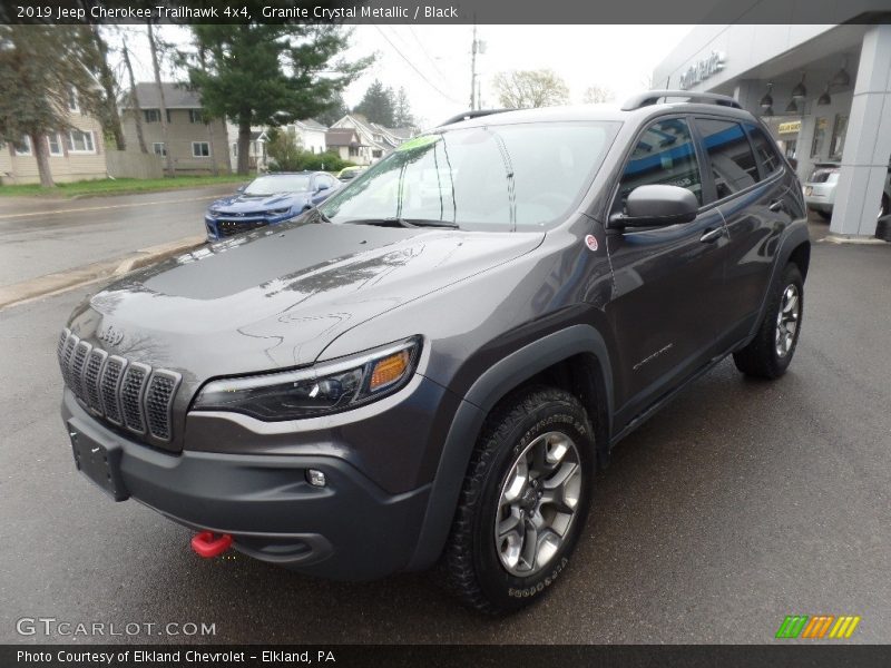 Granite Crystal Metallic / Black 2019 Jeep Cherokee Trailhawk 4x4