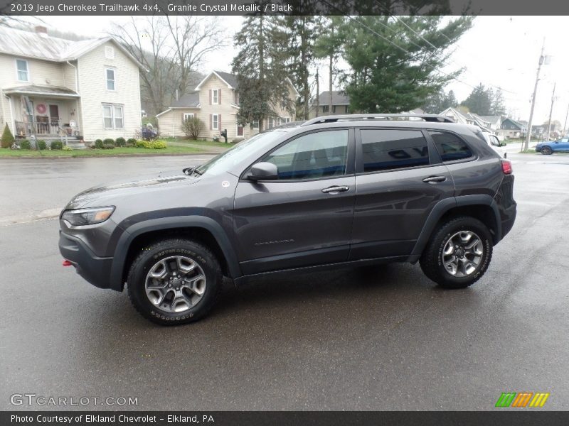 Granite Crystal Metallic / Black 2019 Jeep Cherokee Trailhawk 4x4