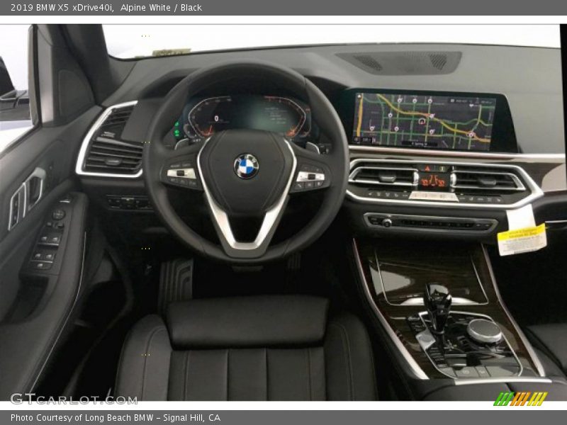 Alpine White / Black 2019 BMW X5 xDrive40i